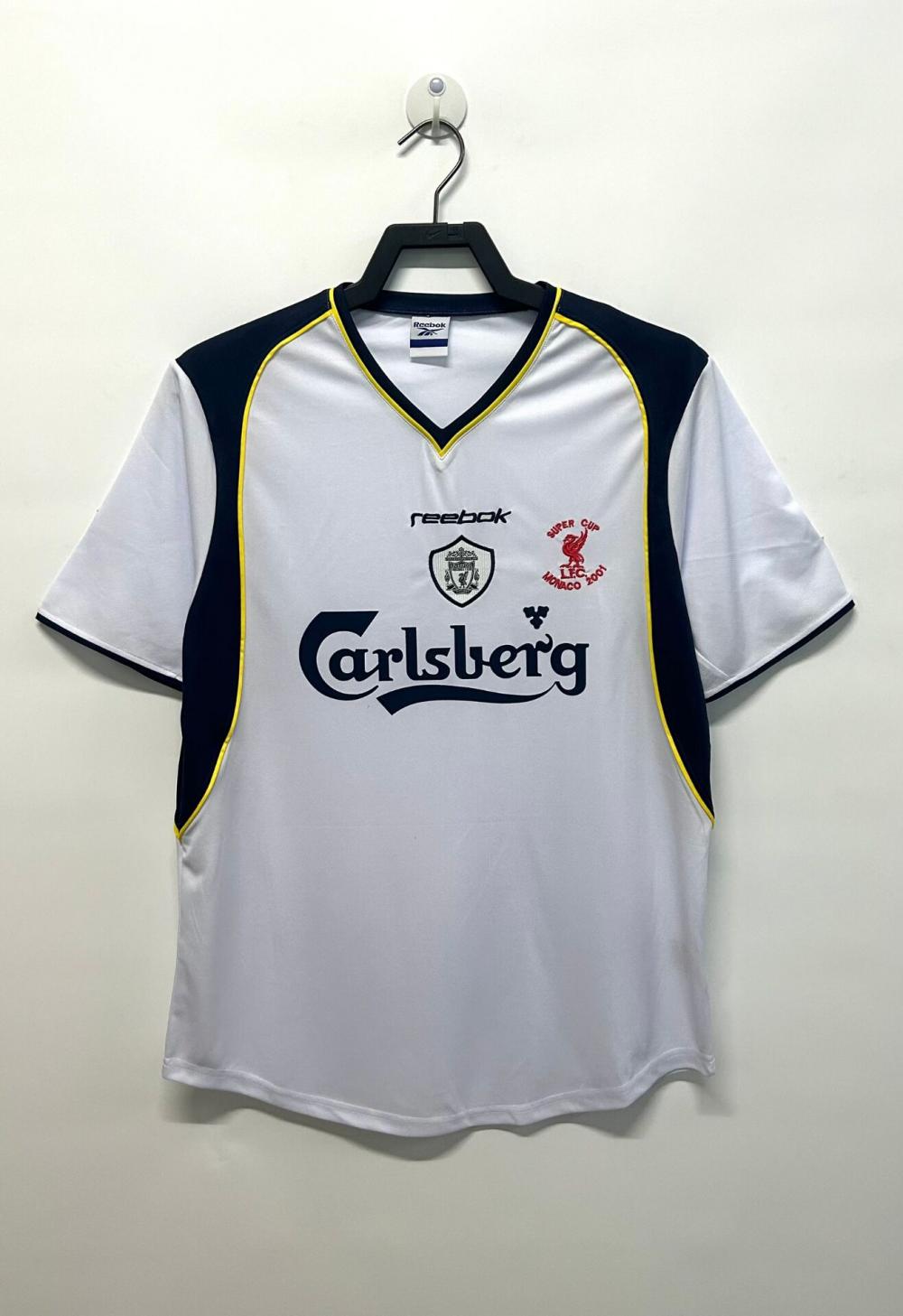 2001/2002 Retro Liverpool Camiseta Visitante Calidad Tailandesa