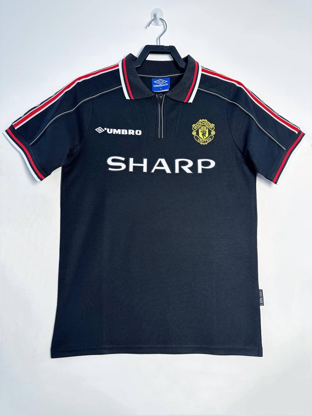 1998/1999 Retro Manchester United Away Football Shirt AAA fan-grade