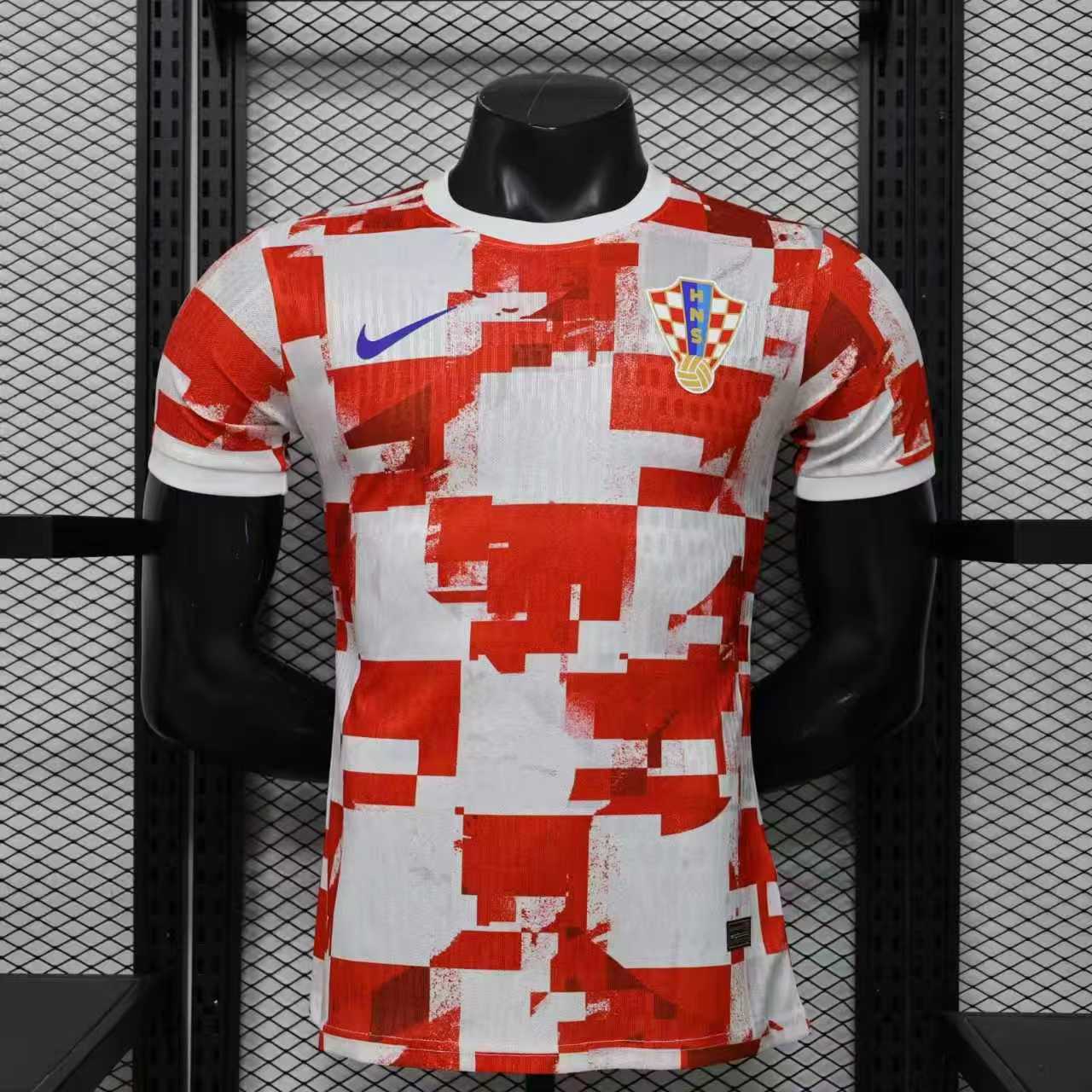 2026 Version Joueur Maillot Édition Spéciale Rouge Blanc Équipe Nationale Croatie Football 1:1 Qualité Thaï