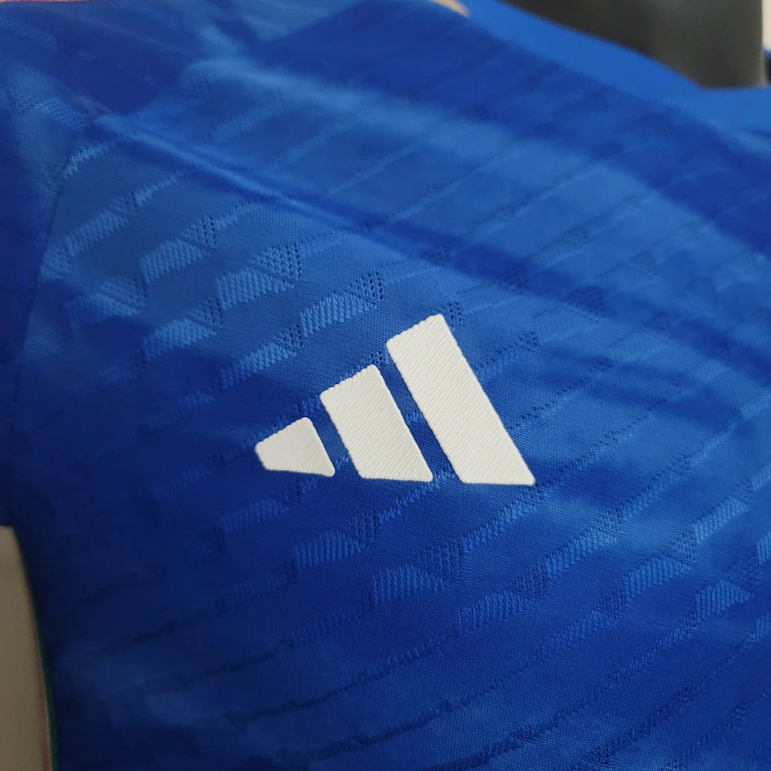 2023 Player Version Italy Home Soccer Shirt — view 4