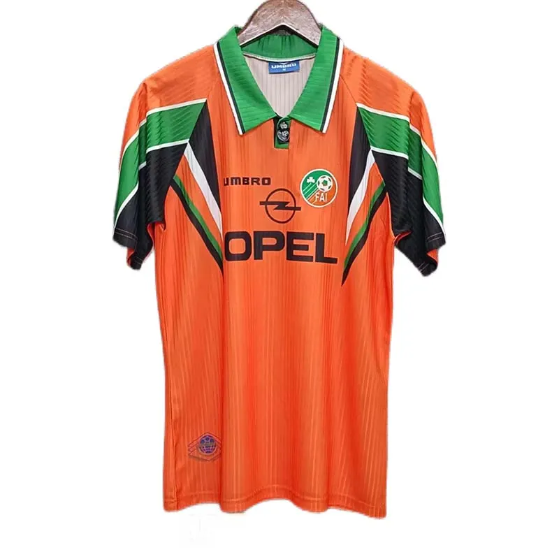 1997 レトロ アイルランド サードアウェイ フットボールシャツ タイ品質