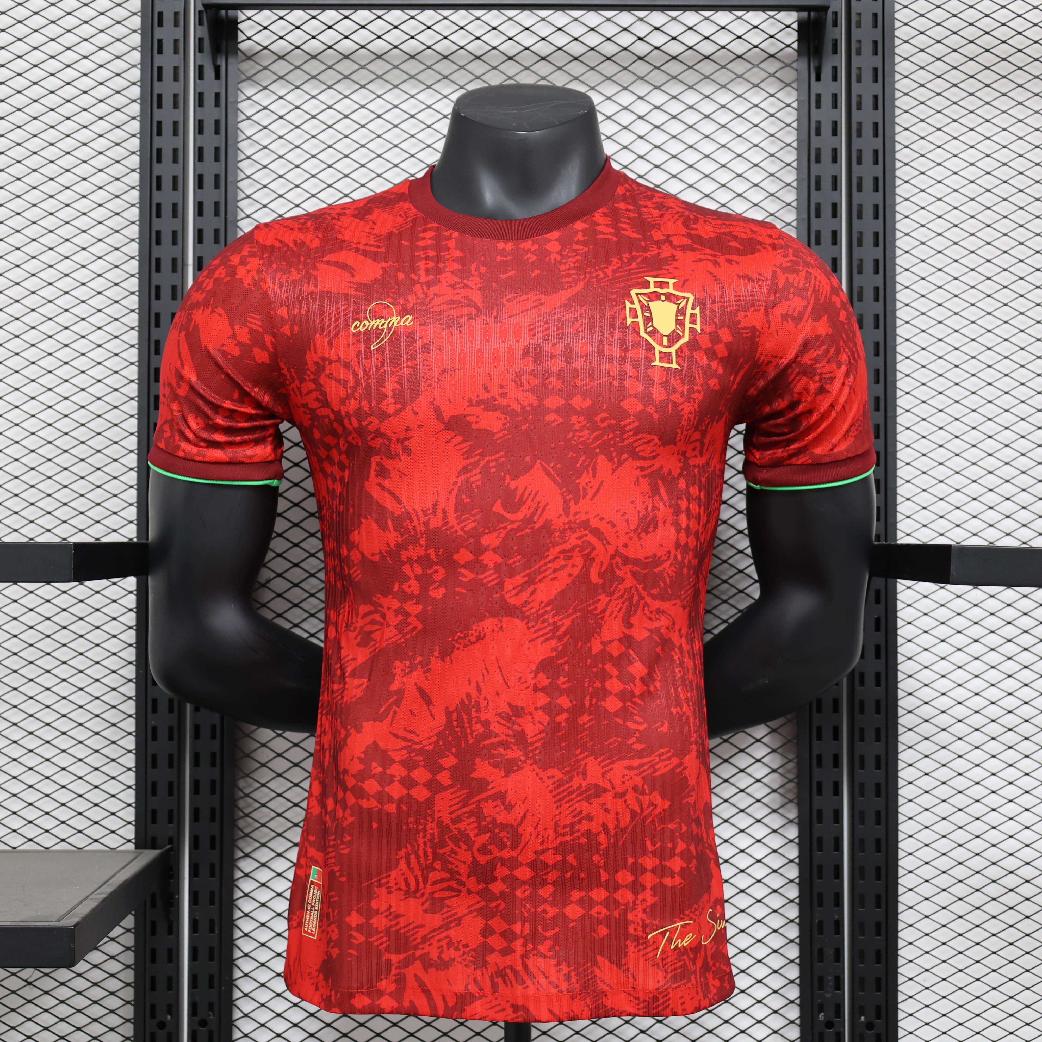 2024 Player Version Portugal Special edition Red Football Shirt AAA fan-grade