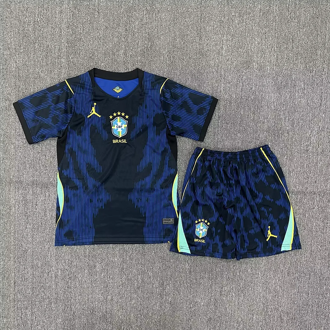 2026 Brazil Away Soccer Jersey 1:1 Thai Quality Kids Size