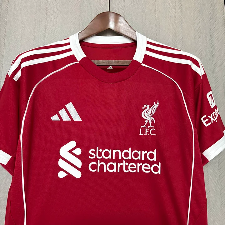 2025/2026 Liverpool Home Soccer Jersey 1:1 Thai Quality — view 3