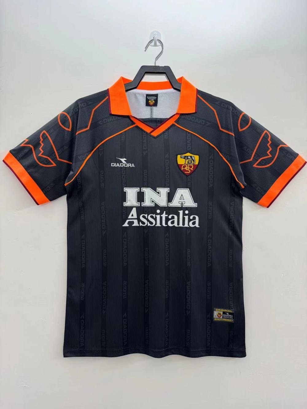 1999/2000 Retro Roma Away Soccer Jersey AAA fan-grade