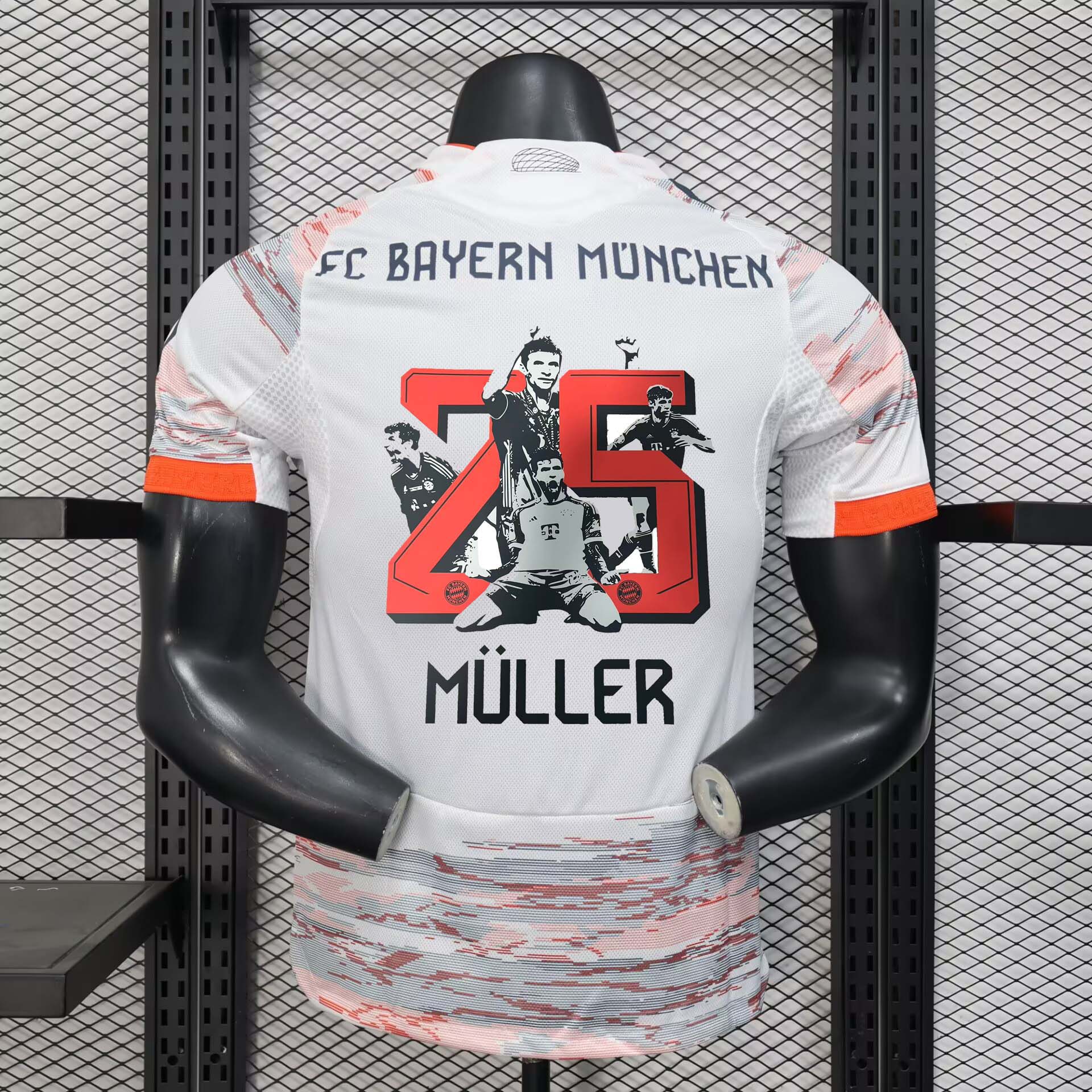2025/2026 Player Version Bayern Munich Müller Commemorative Edition Football Shirt AAA fan-grade