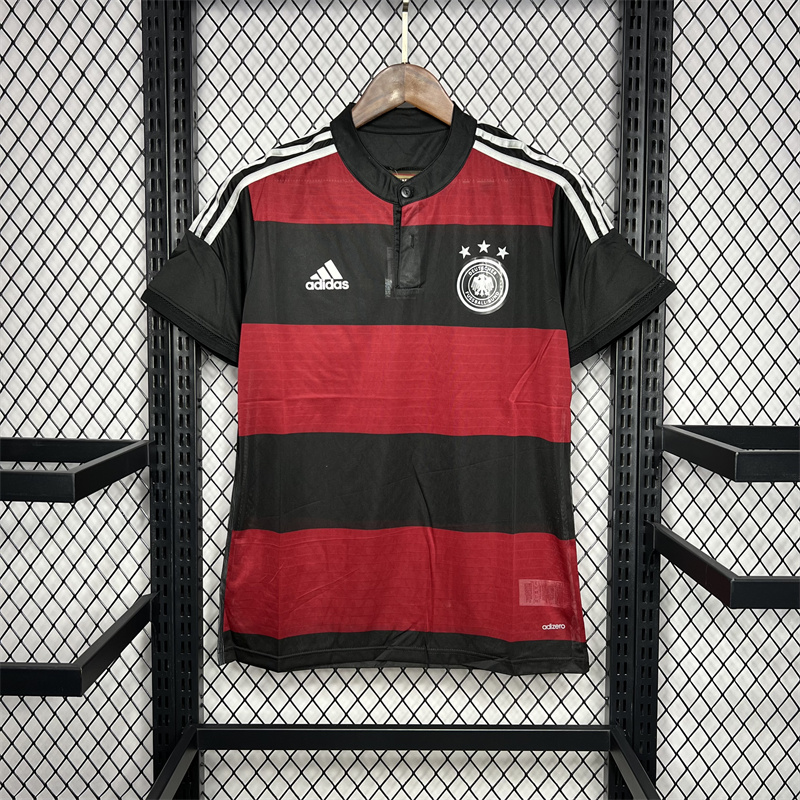 2014 レトロ ドイツ アウェイ サッカージャージ タイ品質