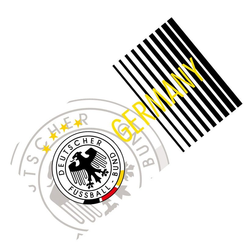 Germany Fan Football Beach Towel — main view