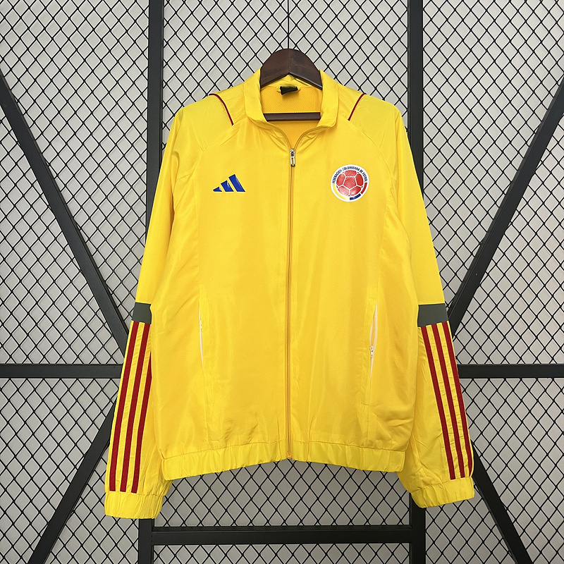 2024 Colombia National Team Windbreaker Yellow