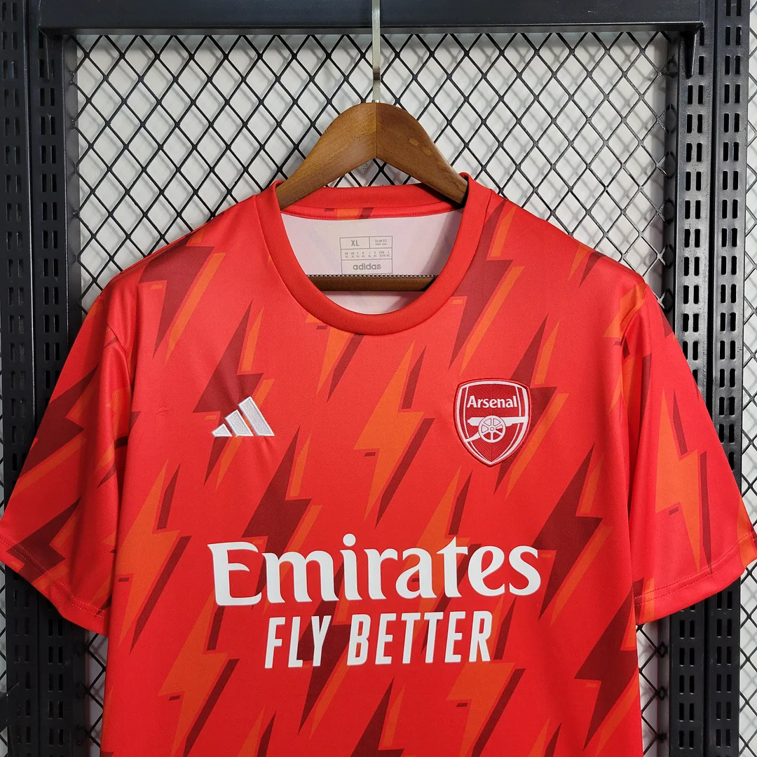2023/2024 Arsenal トレーニングウェア レッド サッカージャージ — view 4