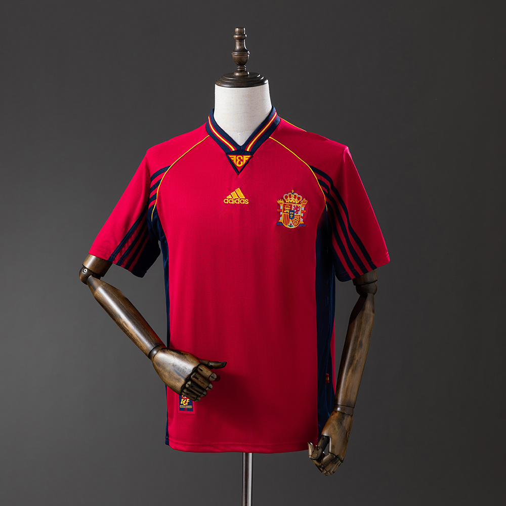 1988 Retro Spanien Heimtrikot AAA Fanqualität
