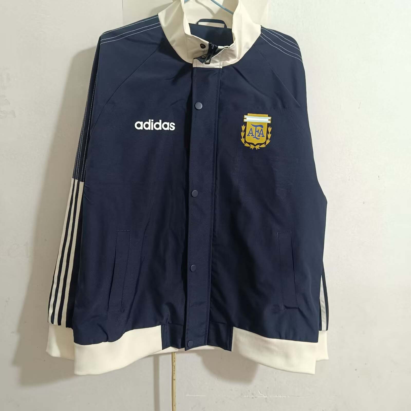 2025 Argentina Windbreaker Navy blue Soccer Jersey AAA fan-grade