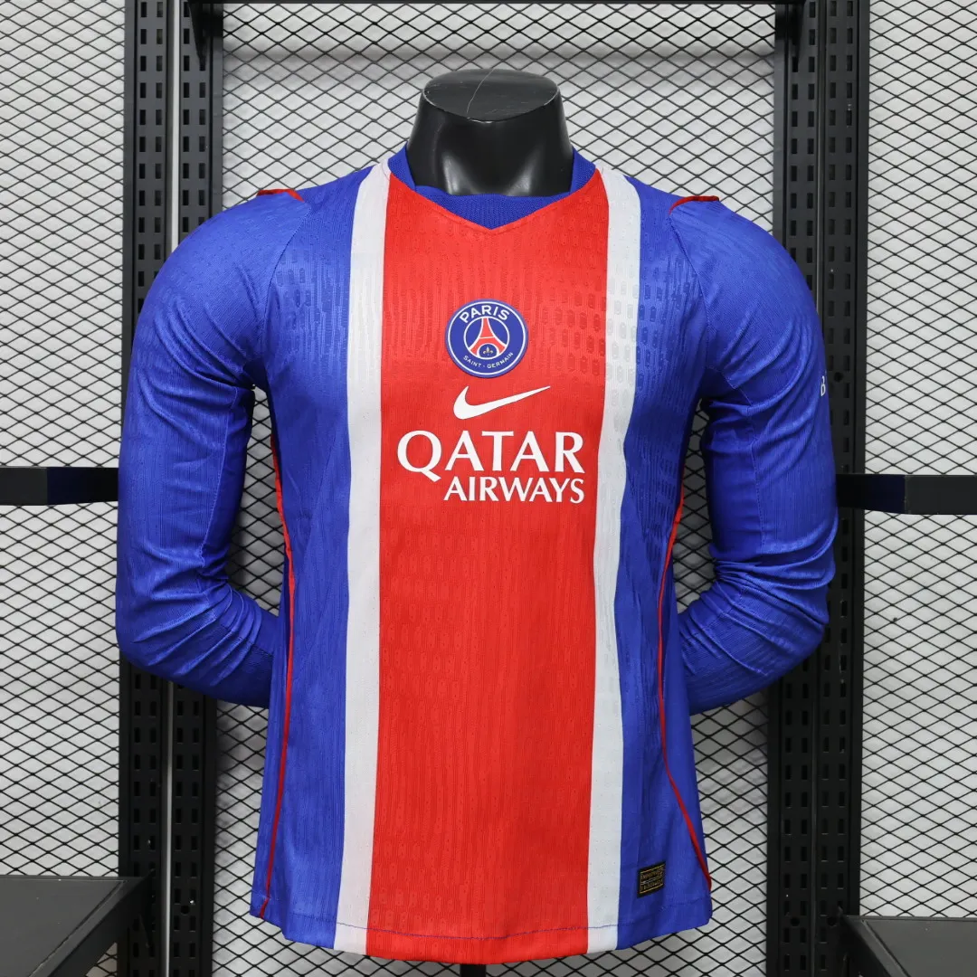 2026/2027 Long Sleeve Player Version Psg Paris Saint-Germain Home Football Jersey 1:1 Thai Quality