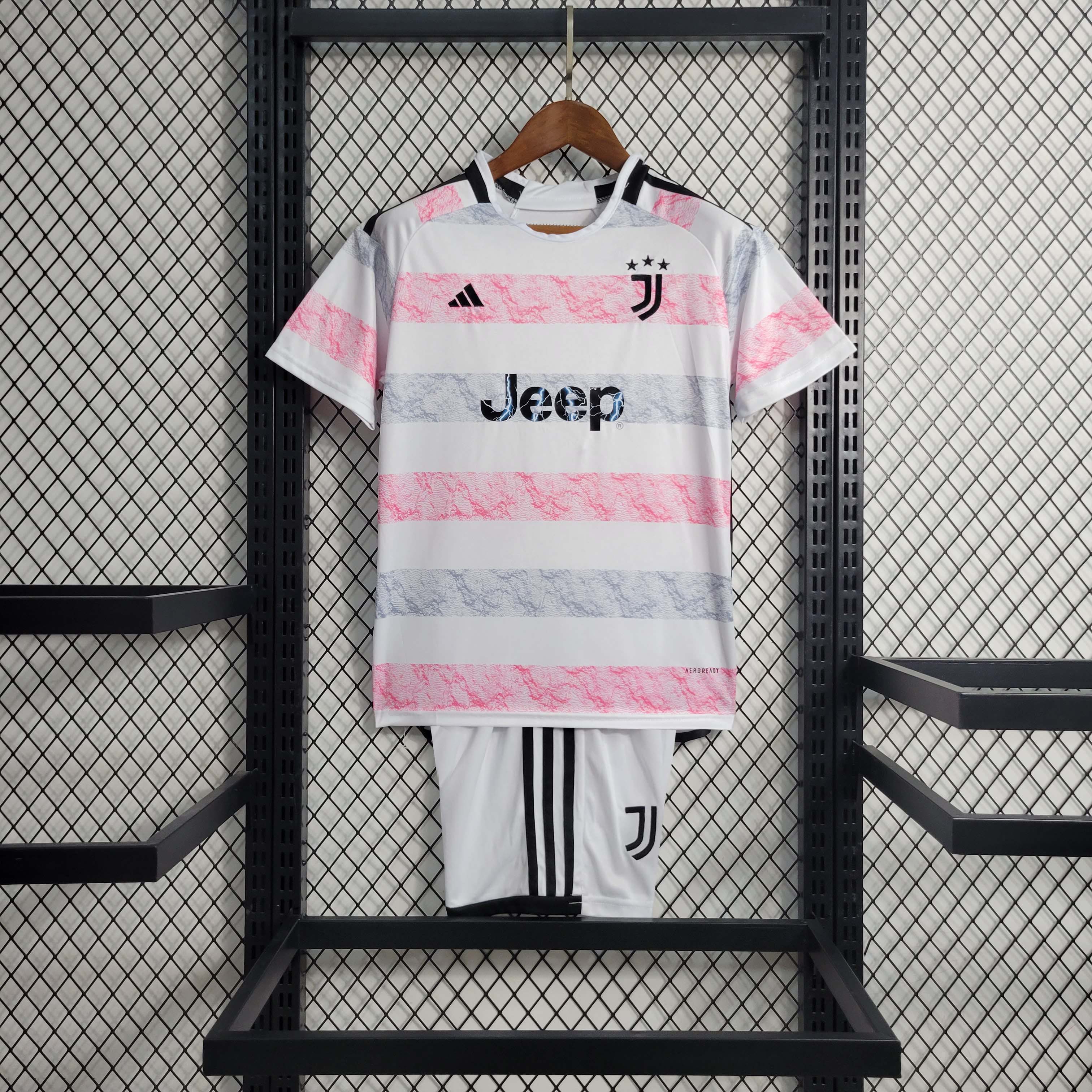 2023/2024 Juventus Away Soccer Jersey AAA fan-grade Kids Size