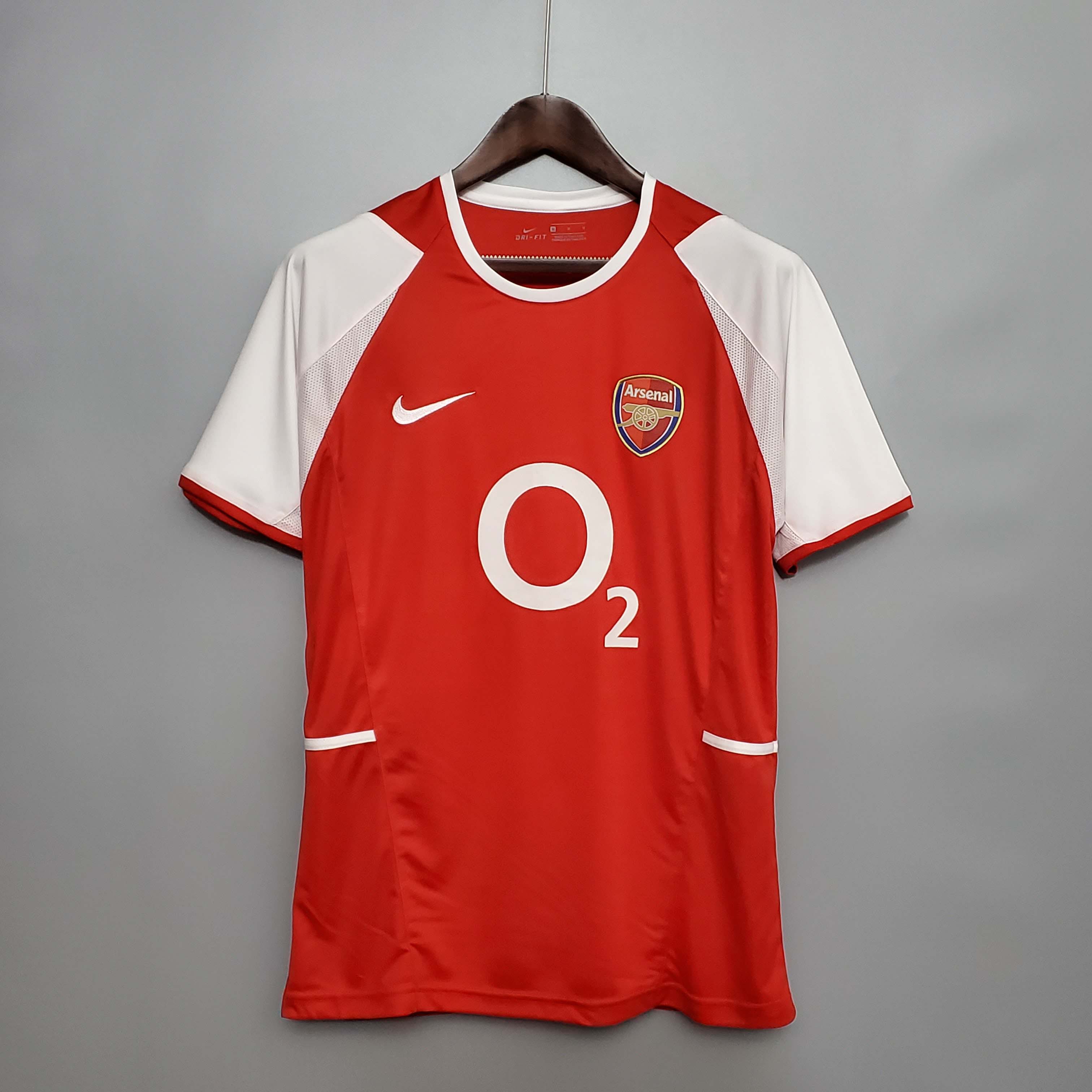 2002/2004 Retro Arsenal Home Football Shirt AAA fan-grade