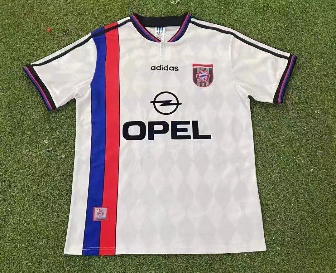 1995/1996 Retro Bayern Munich Away Football Jersey AAA fan-grade