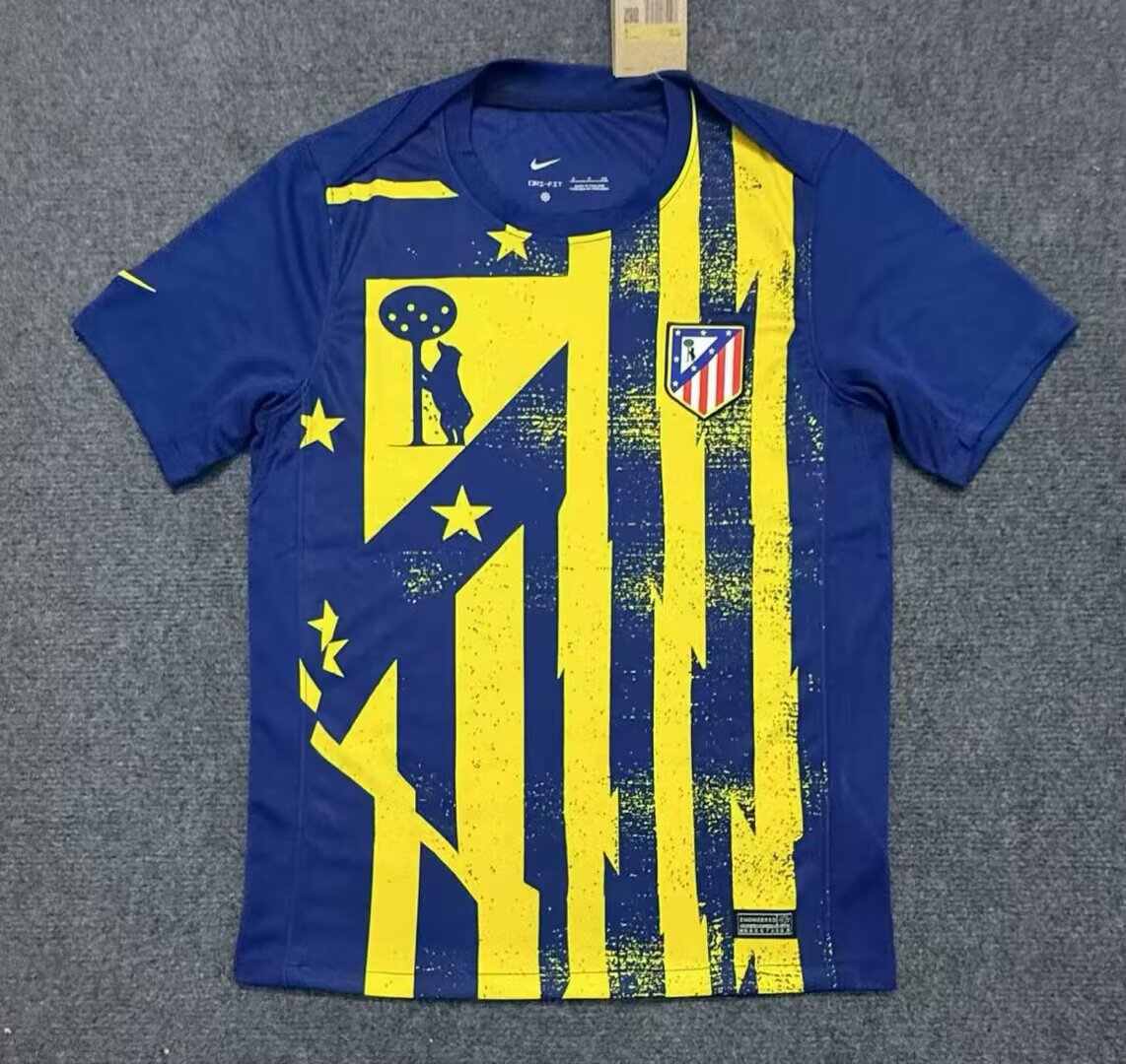 2025/2026 Atletico Madrid Pre-match training suit Football Jersey AAA fan-grade