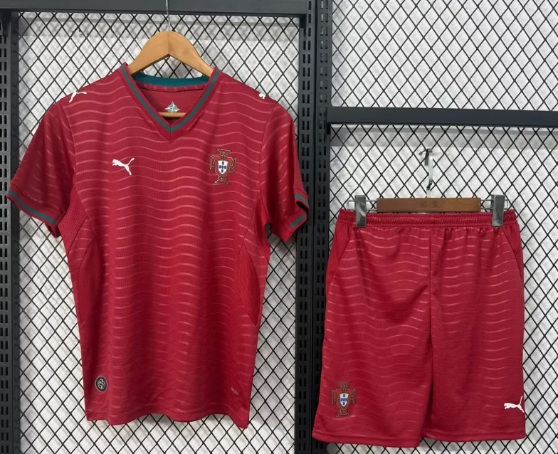 2026/2027 Portugal Home Football Shirt AAA fan-grade Kids Size