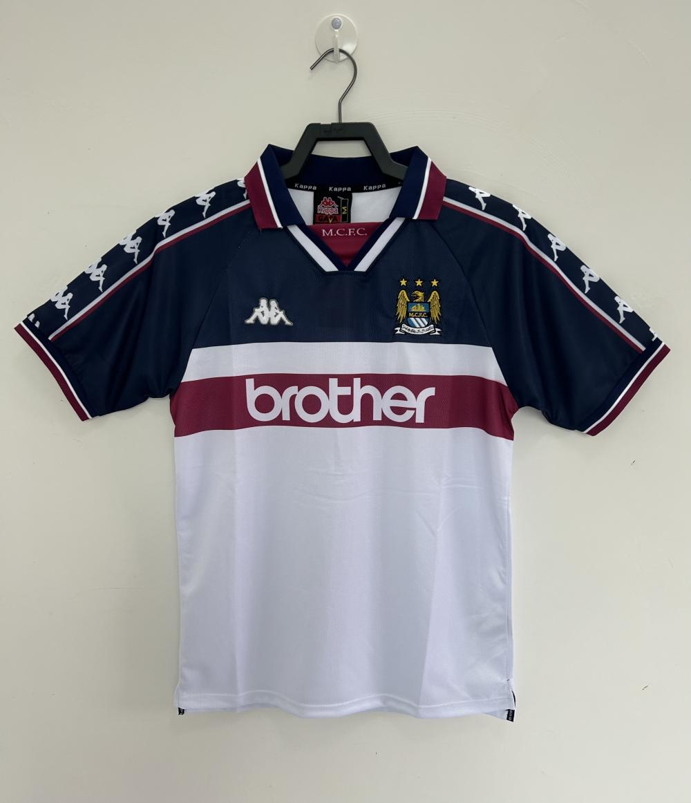 1997-1998 Retro Manchester City Away Football Shirt AAA fan-grade