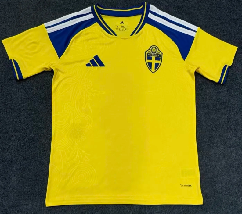 2026 Sweden Home Football Shirt AAA fan-grade