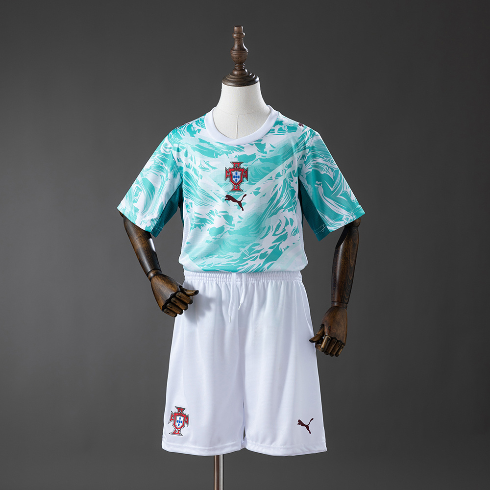 2026 Portugal Away Football Shirt AAA fan-grade Kids Size