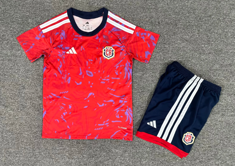 Camiseta Local de la Selección de Costa Rica 2026 Calidad Tailandesa Talla Infantil