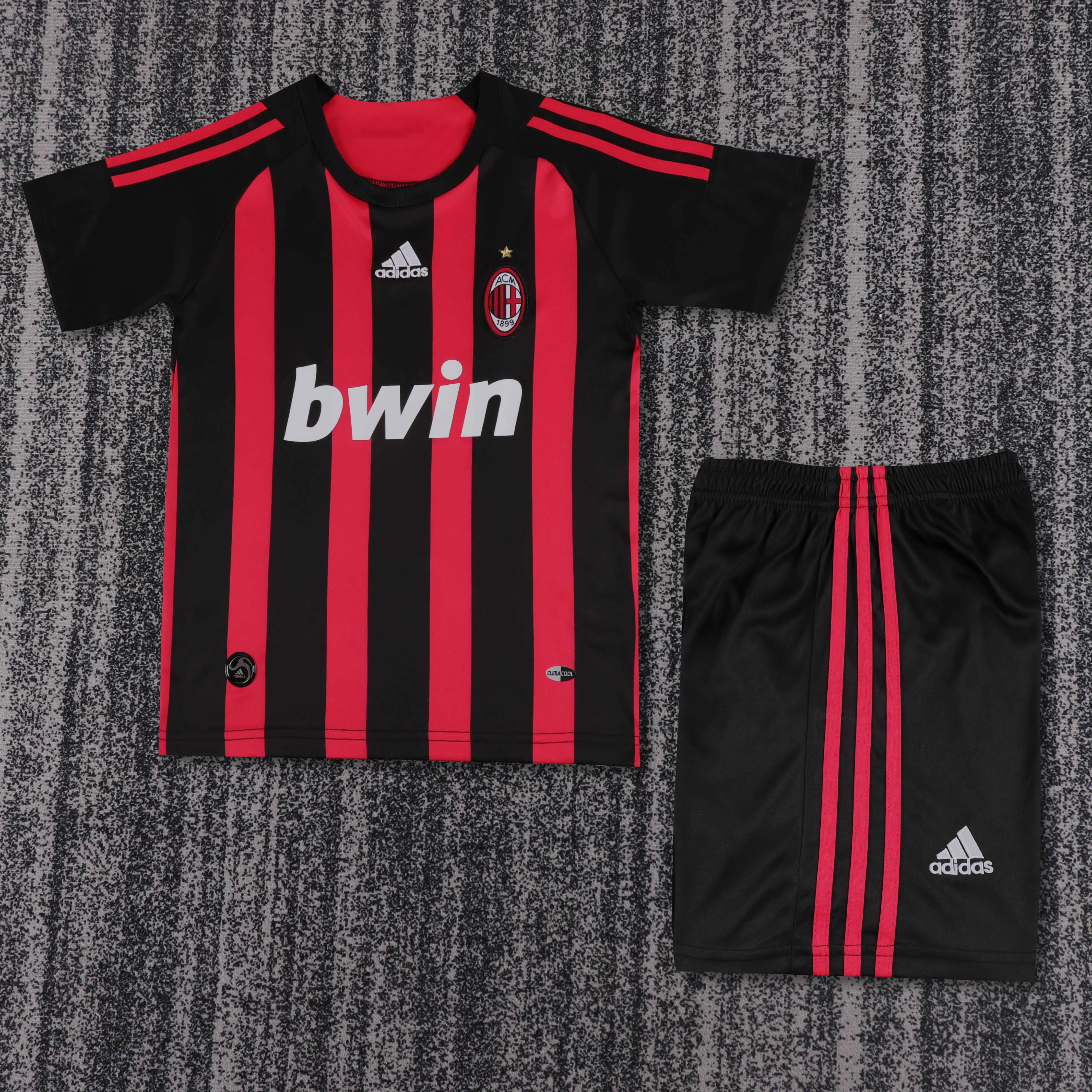 2008-2009 Retro AC Milan Home Football Shirt AAA fan-grade Kids Size