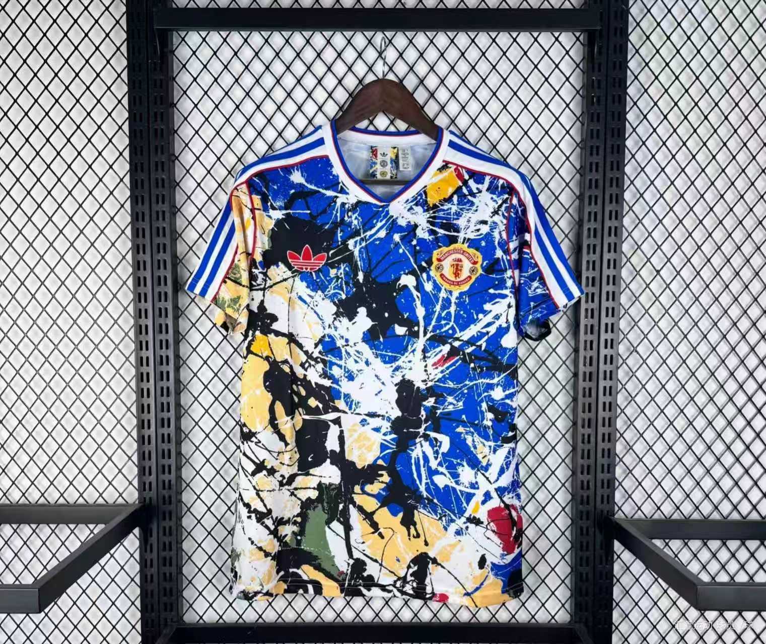 2026/2027 Manchester United x  Stone Roses Football Shirt Blue 1:1 Thai Quality