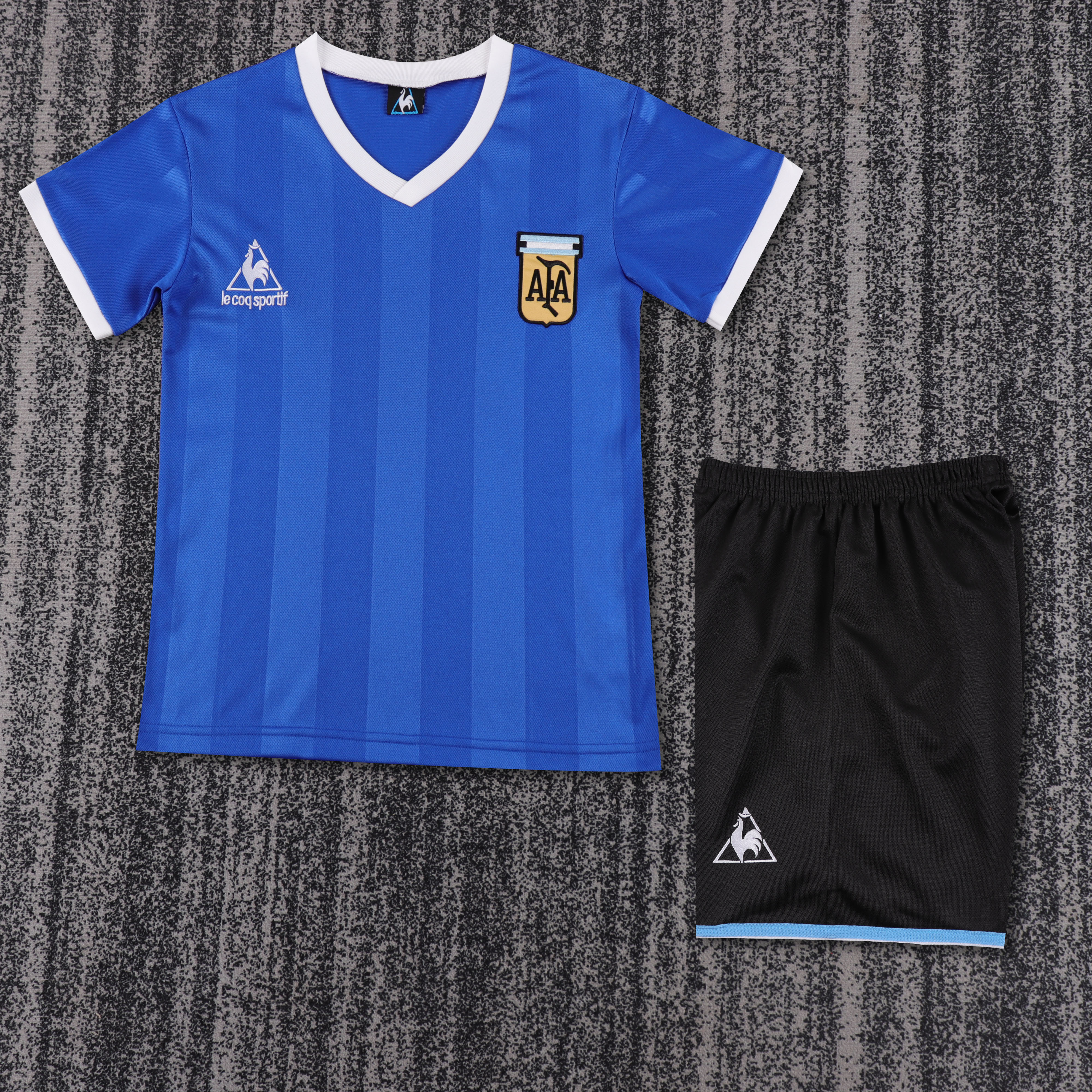 1986 Retro Argentina National Team Away Jersey AAA fan-grade Kids Size
