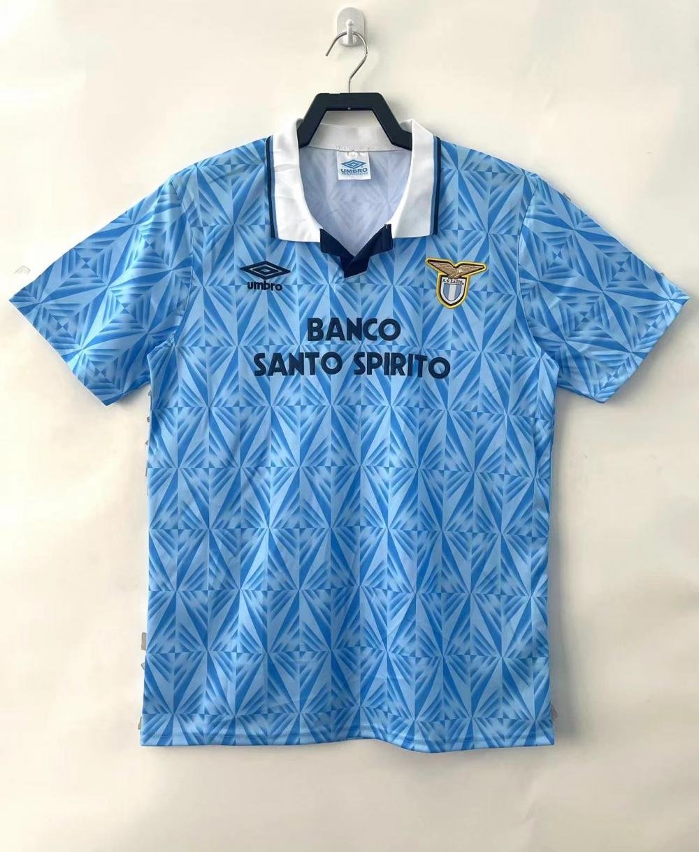 1991 Retro Lazio Home Soccer Jersey AAA fan-grade