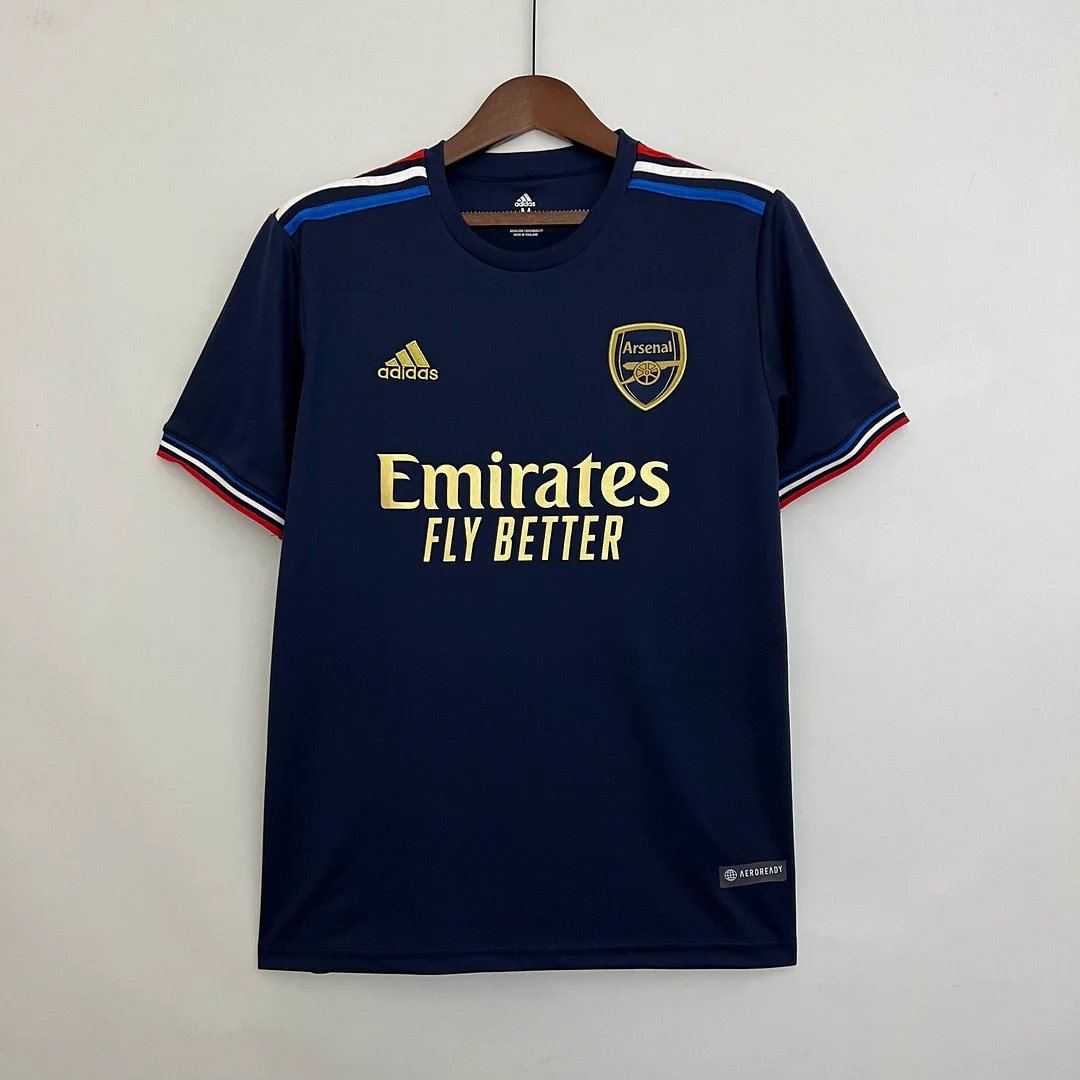 2023 Arsenal Sonderedition Marineblau Fußballtrikot — main view