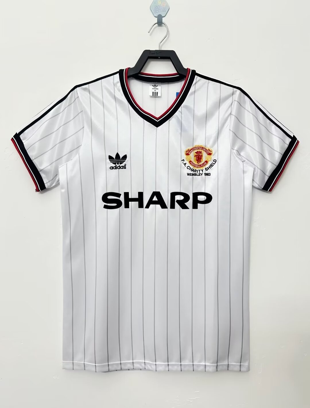 1983/1984 Retro Manchester United Away Football Shirt AAA fan-grade