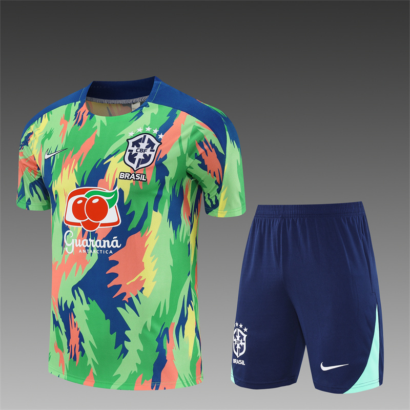2026 Brésil Entraînement Maillot Football Coloré AAA Qualité Fan
