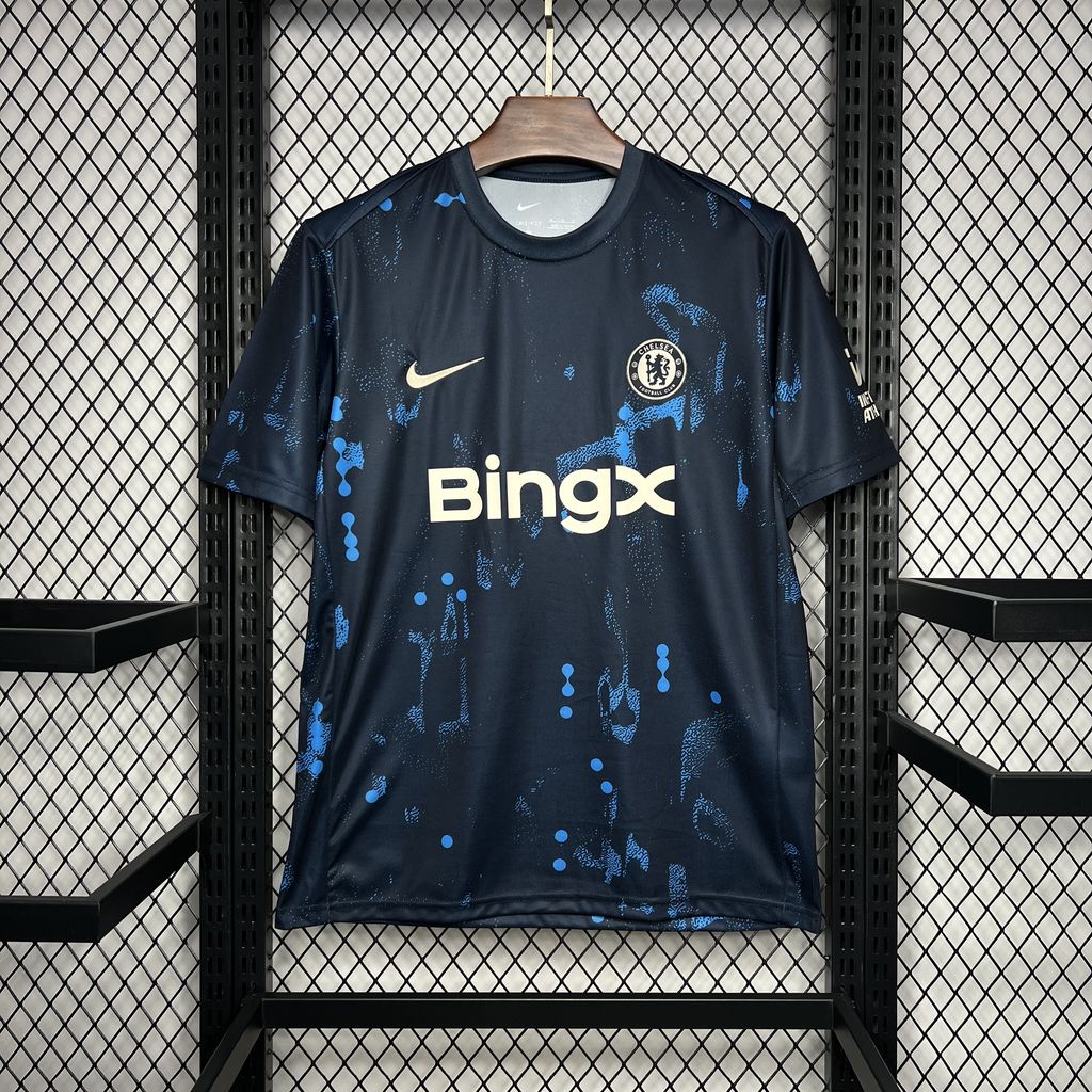 2024/2025 Chelsea Dark Blue Pre-match training Jersey