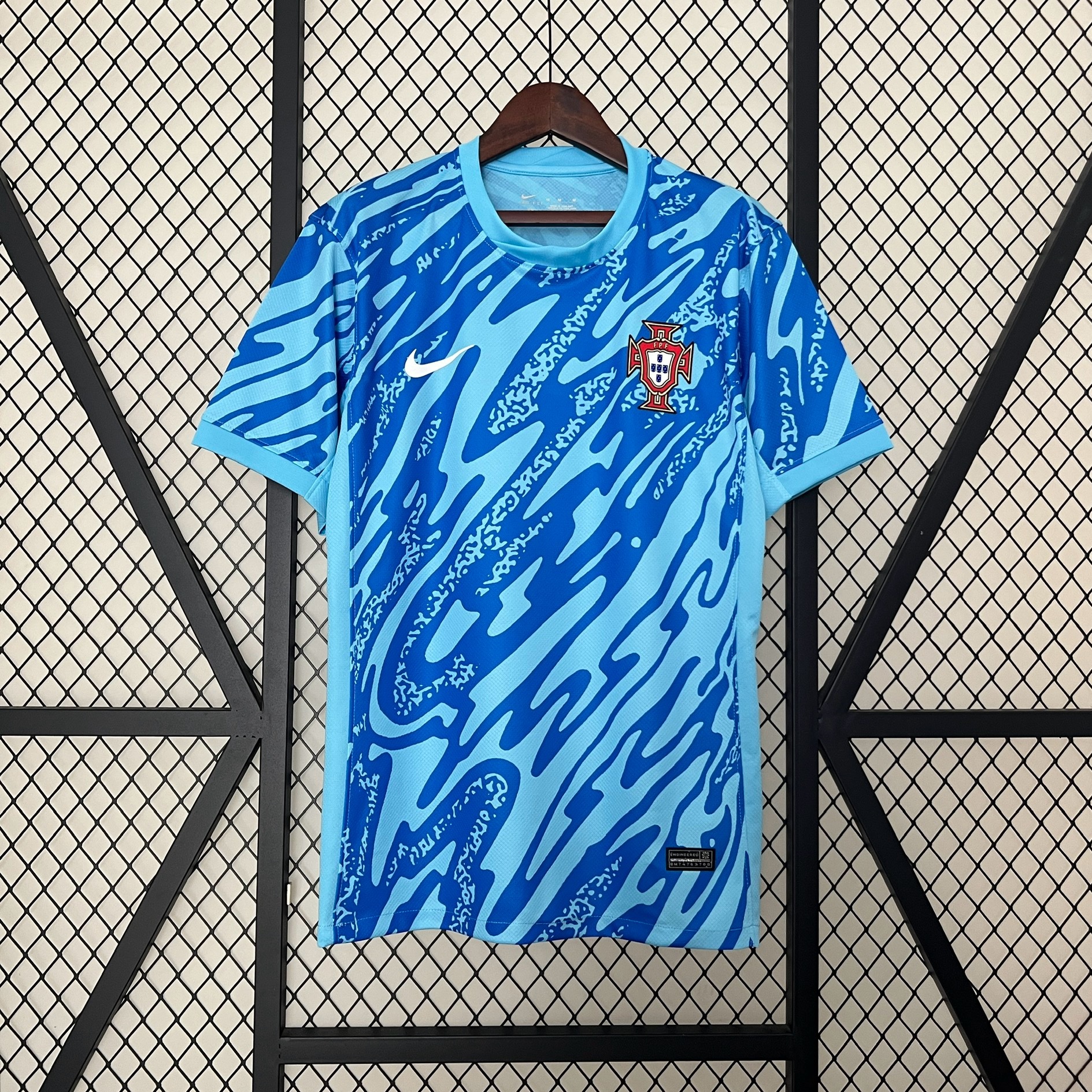 2024 Portugal Goalkeeper Football Shirt -Blue AAA fan-grade