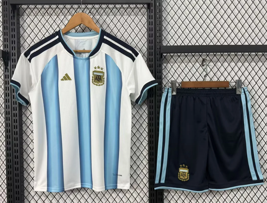 2026 Argentina Home Football Jersey AAA fan-grade Kids Size