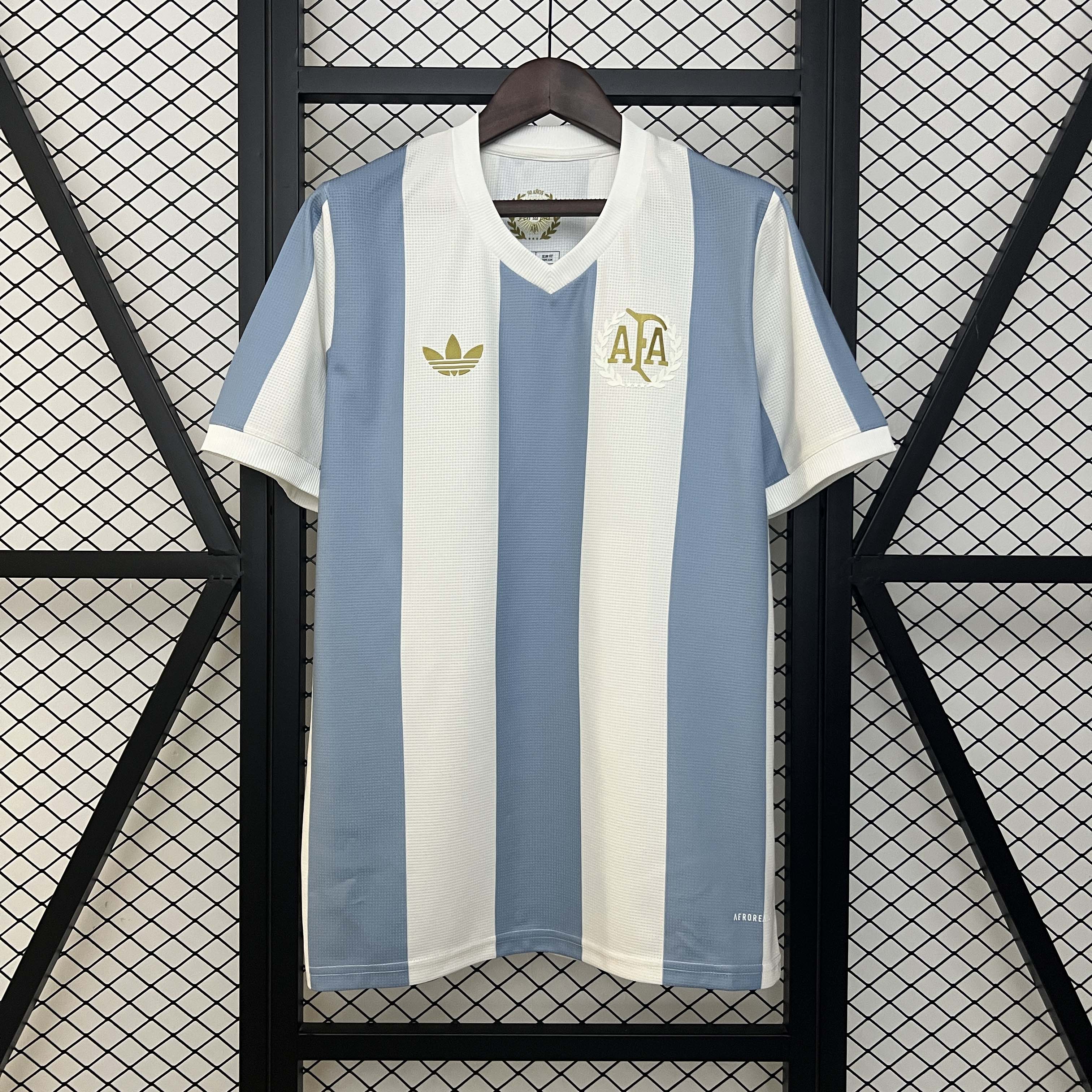 2024 Argentina National Team 50th Anniversary Edition Football Shirt AAA fan-grade