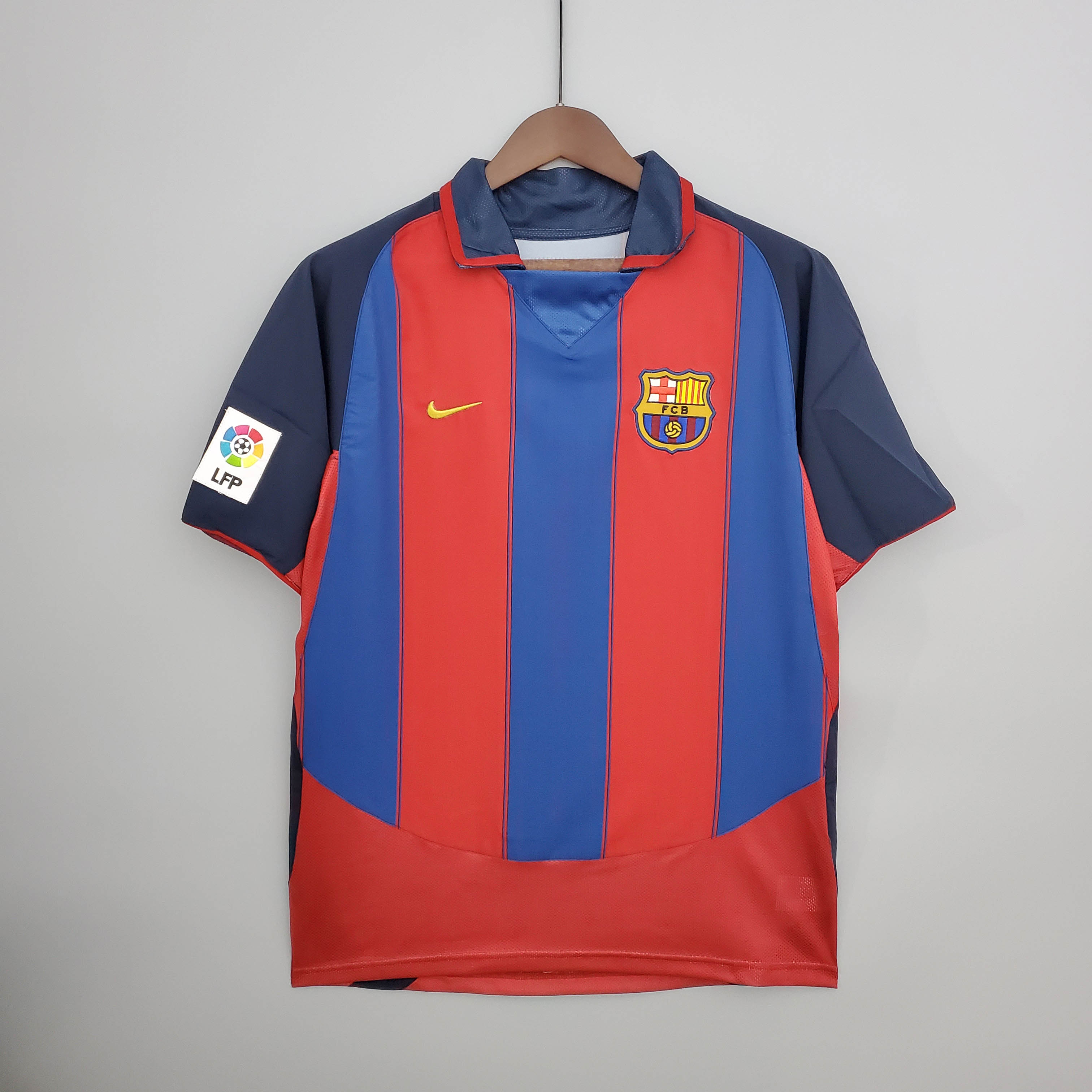 2003/2004 Retro Barcelona Heim Fußballtrikot Thai-Qualität