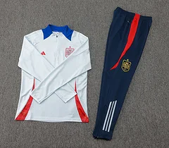 2024-2025 西班牙半拉训练服淡蓝色足球球衣套装 — view 7