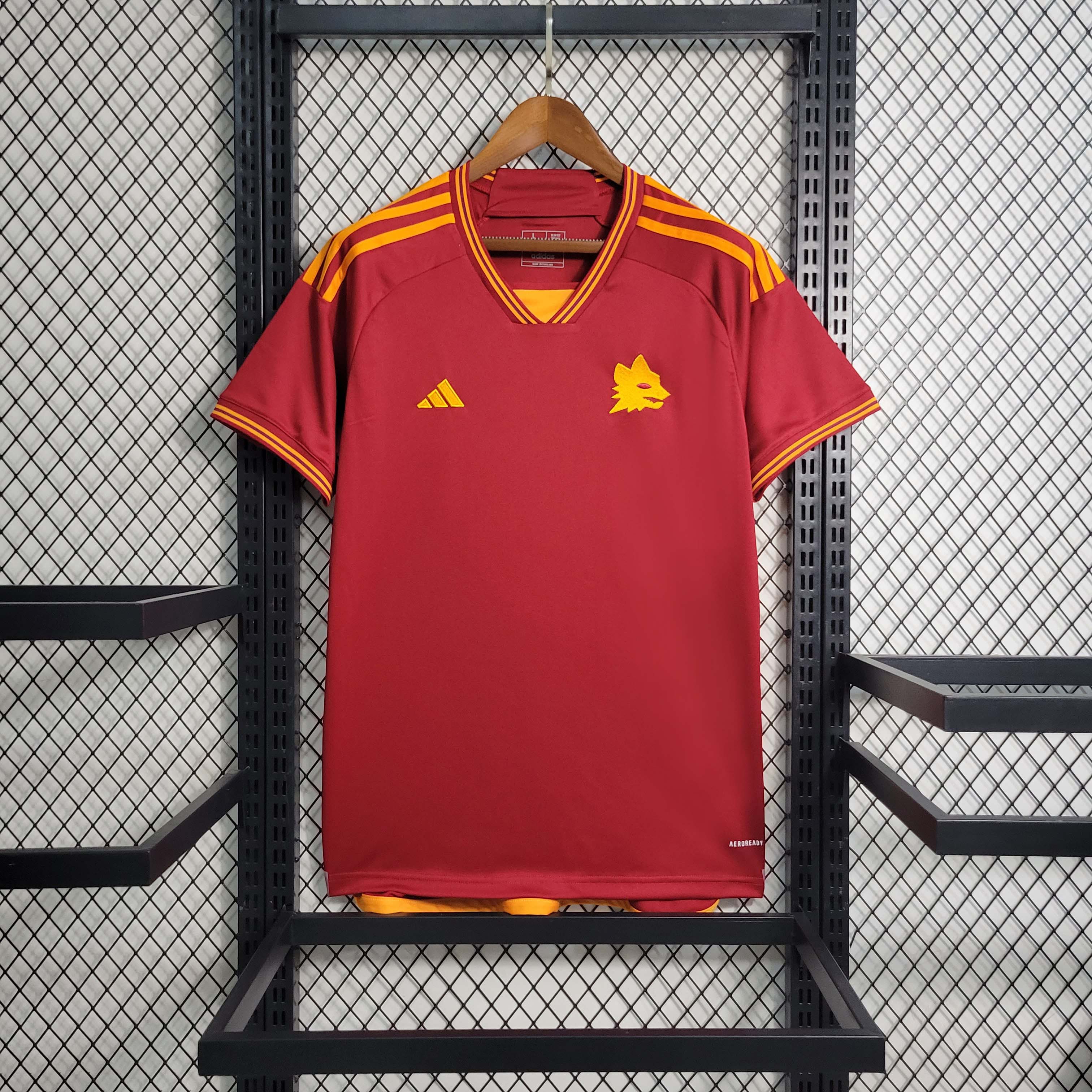2023/2024 Roma Home Soccer Jersey AAA fan-grade