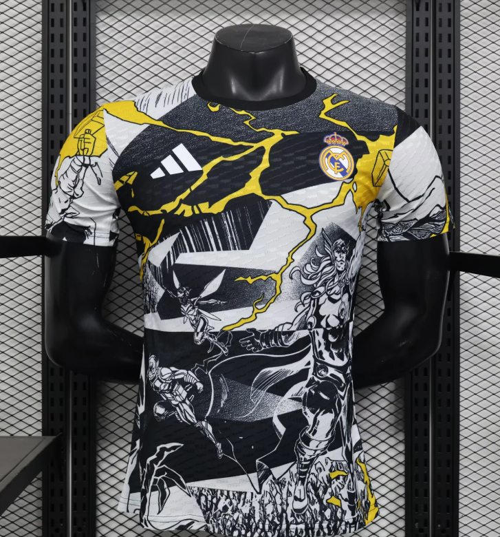 2025/2026 Player Version Real Madrid Collaboration With Marvel Football Shirt AAA fan-grade