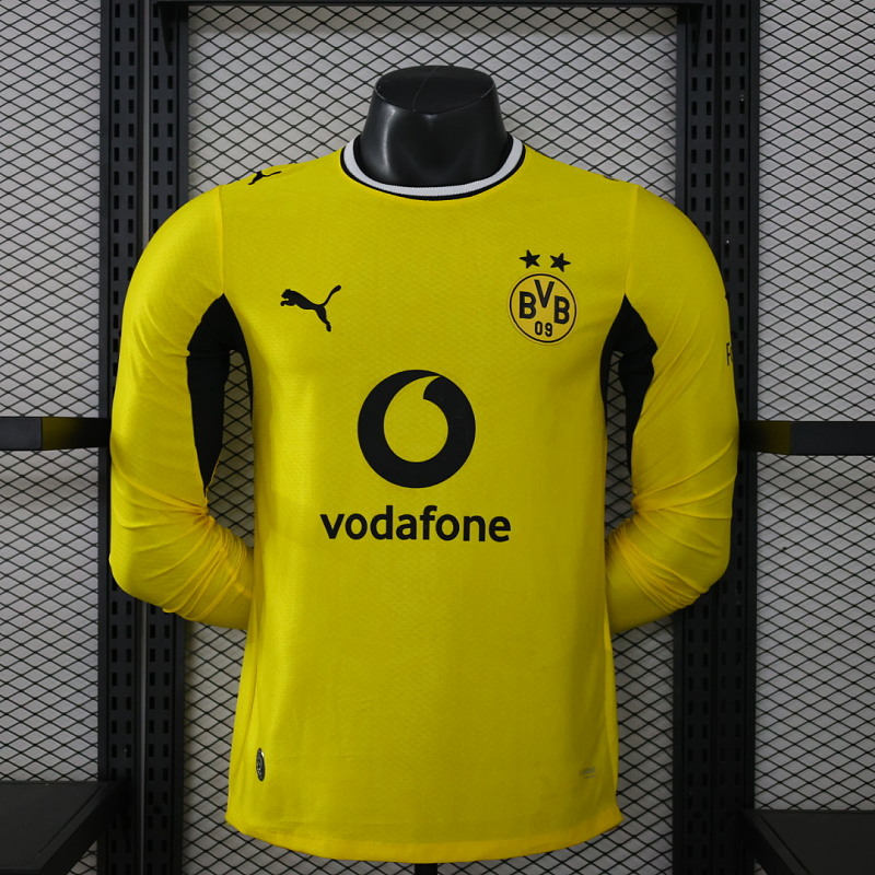 2026/2027 Long Sleeve Player Version Dortmund Home Football Shirt 1:1 Thai Quality