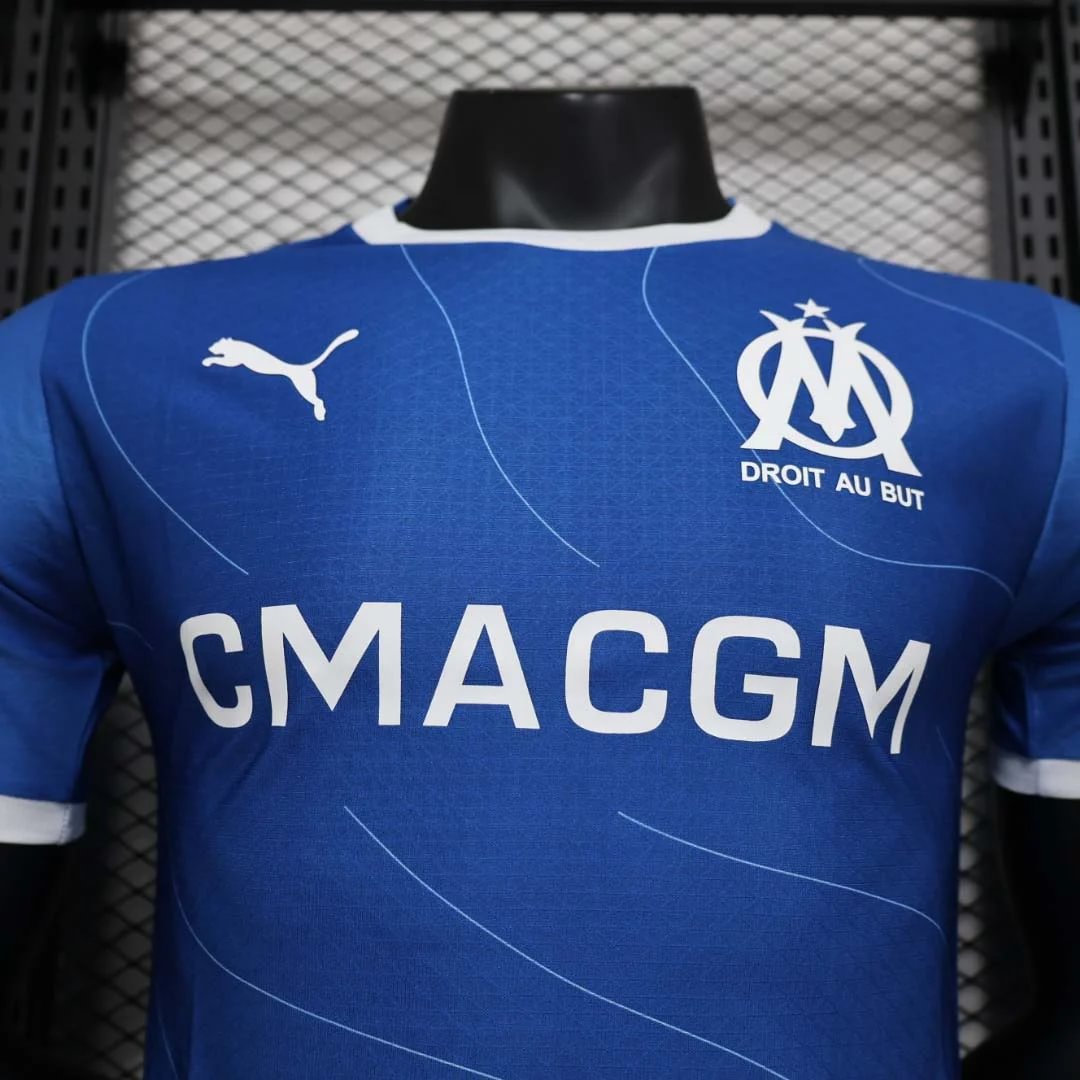 2023/2024 Player Version Olympique de Marseille Away Football Jersey — view 2