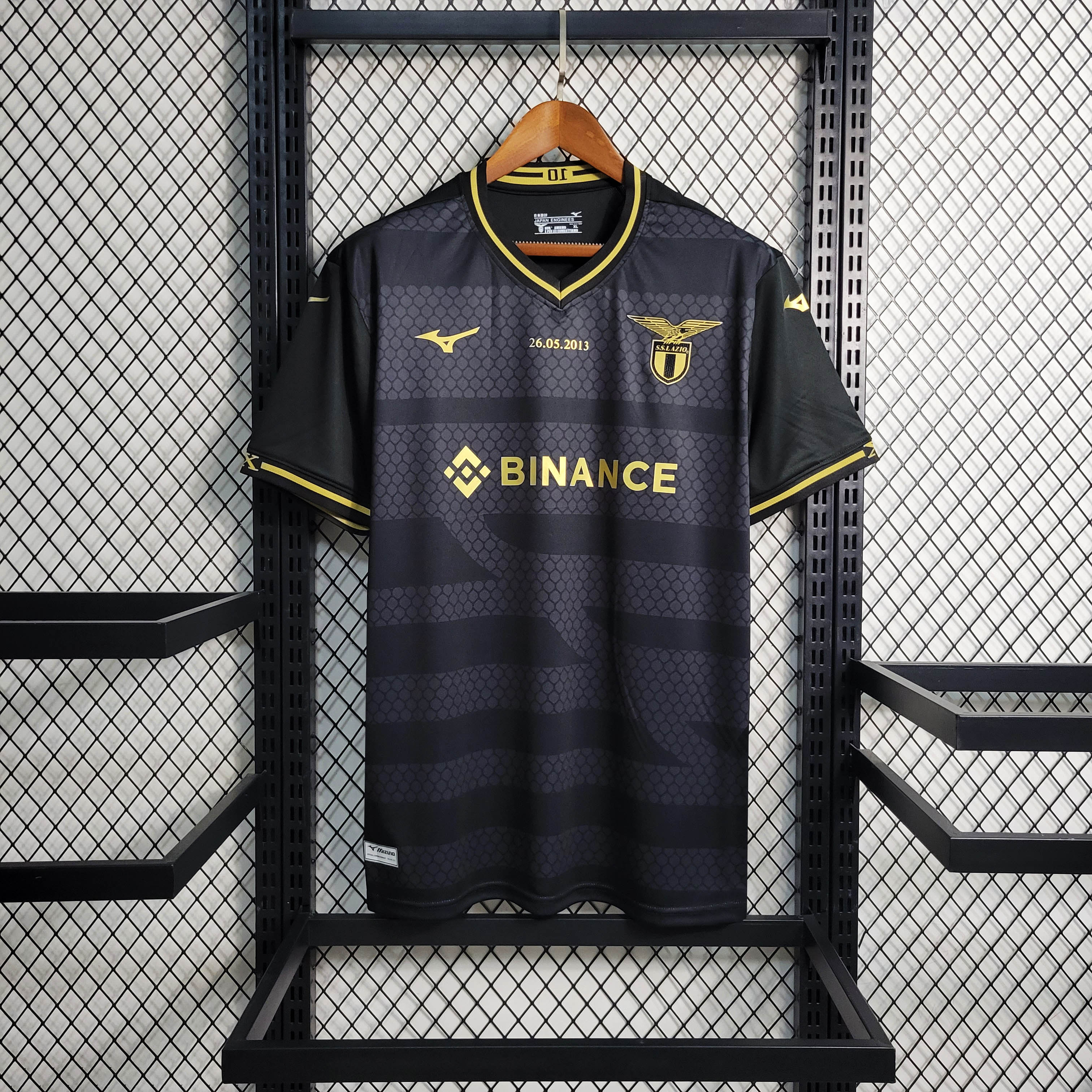 2023 Lazio 10th Anniversary Edition Black Soccer Jersey AAA fan-grade