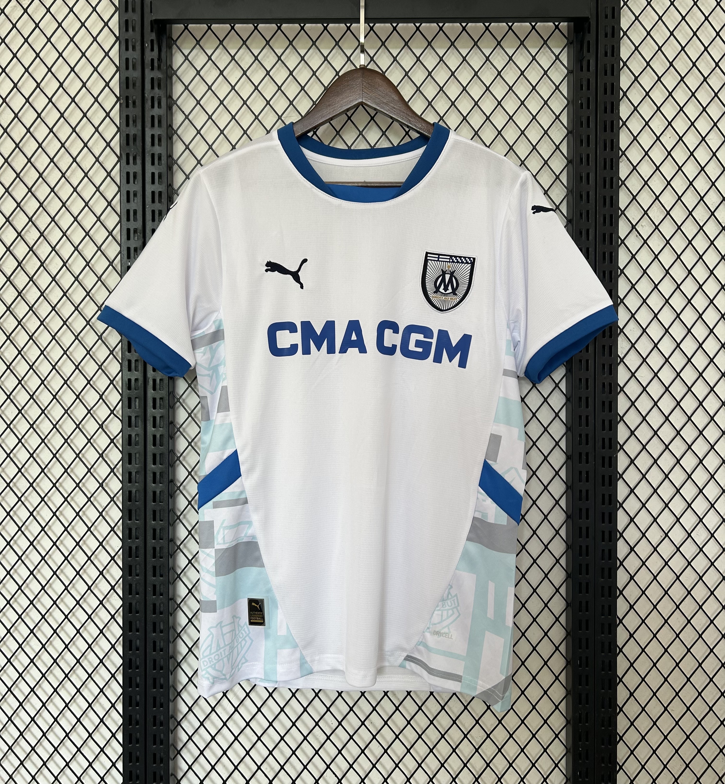 2024/2025 Olympique de Marseille Home Football Jersey
