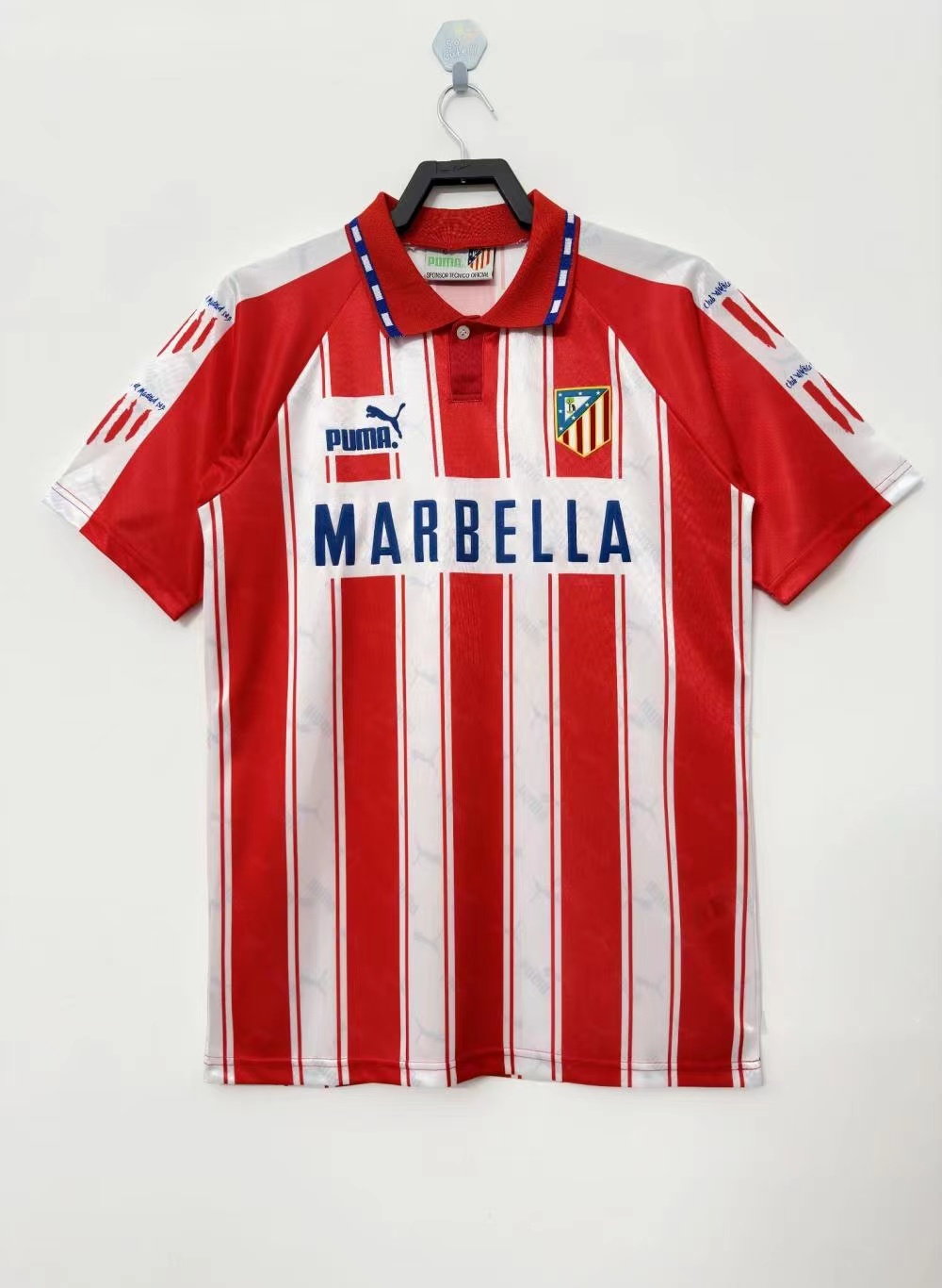 1994/1995 Retro Atletico Madrid Home Soccer Jersey AAA fan-grade