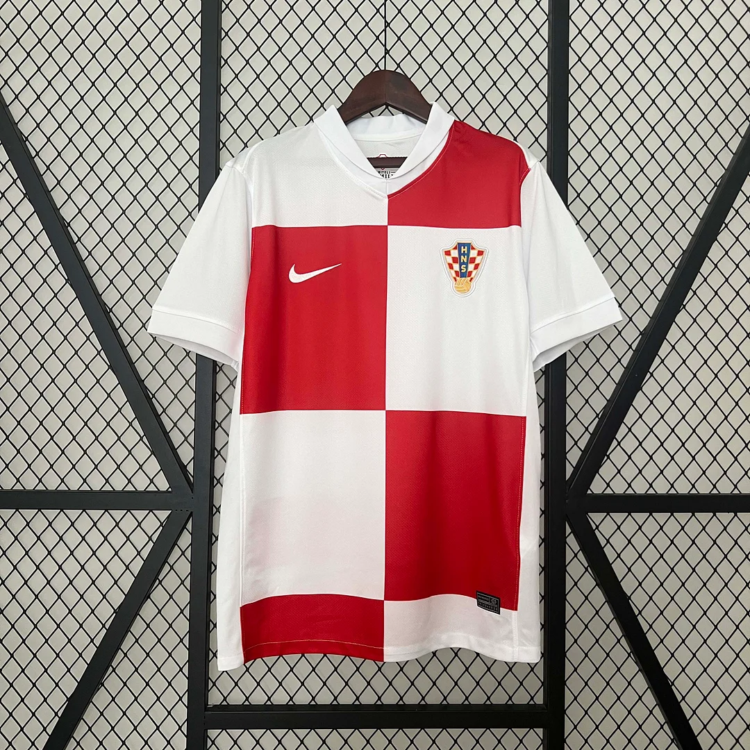 Maillot de football domicile Croatie 2024 Qualité Thaï 1:1