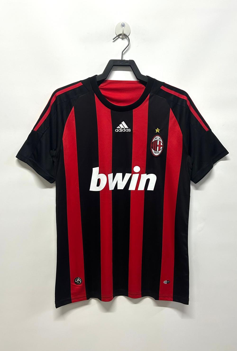 2008/2009 قميص AC Milan المنزلي رجعي جودة تايلاندية