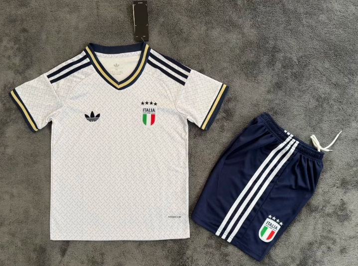 2026 Italy Away Football Jersey AAA fan-grade Kids Size