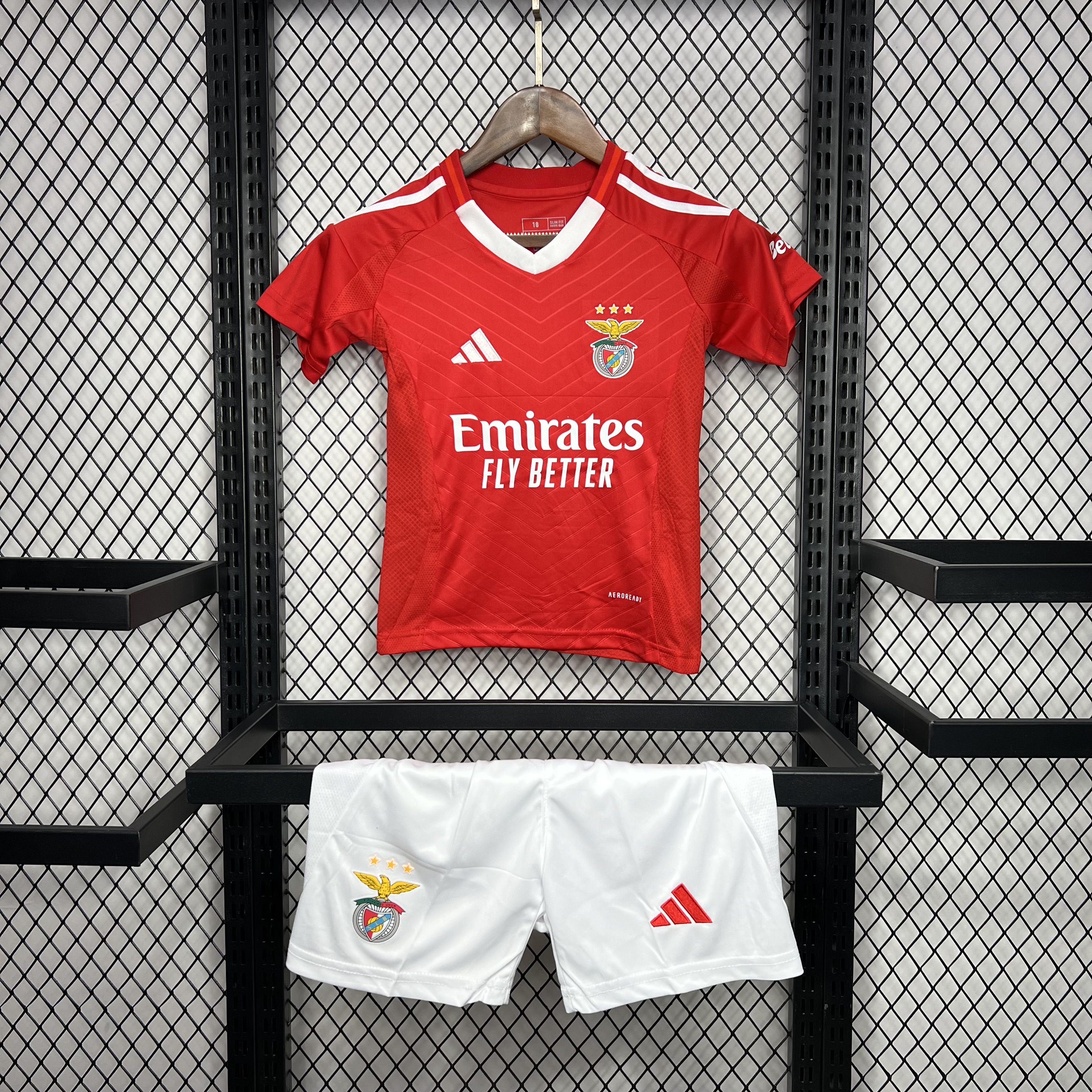 2024/2025 Camiseta Local Benfica Calidad Tailandesa Talla Infantil